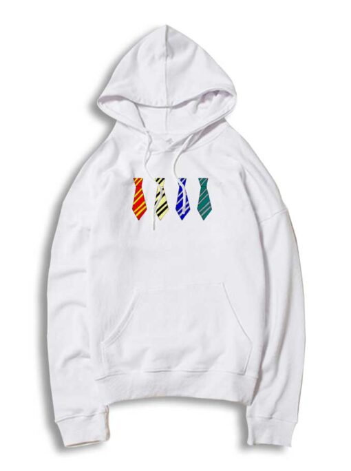 Harry Potter House Colors Ties Hogwarts Hoodie