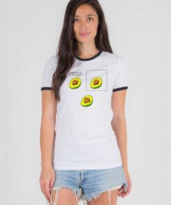 I Need To Live in the Moment Avocado Ringer Tee