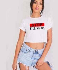 Impostor Please Stop Killing Us Crop Top Shirt