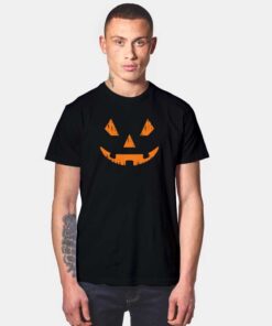 Jack O Lantern Smiling Face Pumpkin T Shirt