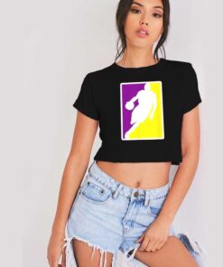 Kobe NBA League Logo Tribute Crop Top Shirt