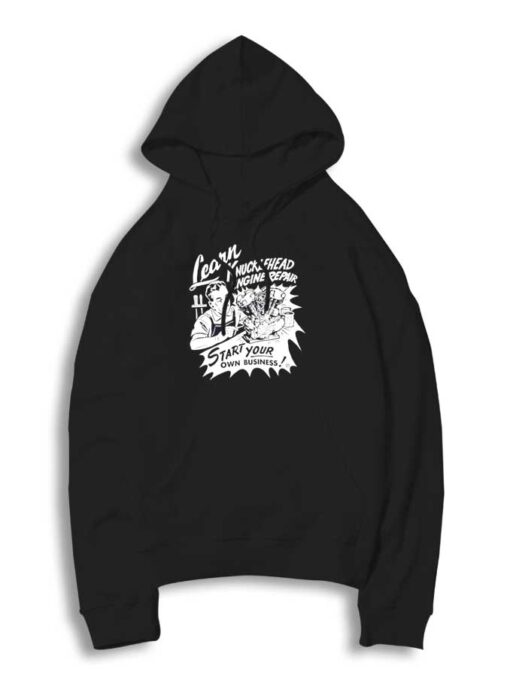 Learn Knucklehead Engine Repair Harley Davidson Hoodie