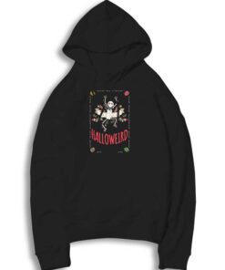 Lets Get Halloweird Skeleton Motive Hoodie