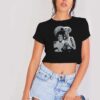 Michael Jackson Extra Terrestrial Alien Photo Crop Top Shirt