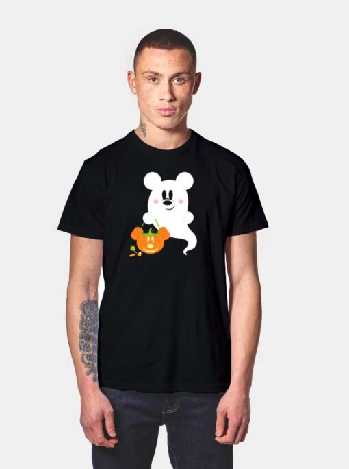 Mickey Mouse Ghost Disney Halloween T Shirt