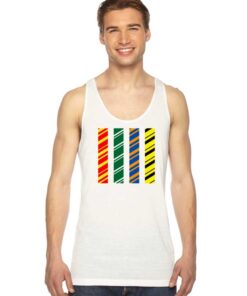 Minimalist Hogwarts House Colors Bars Tank Top