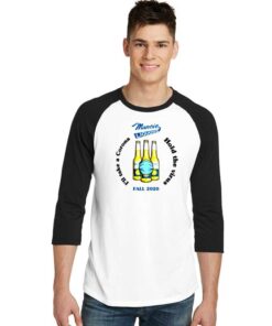 Muncie Liquors Fall 2020 Corona Hold The Virus Raglan Tee