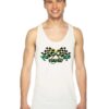 Nascar Race Car Crossing Check Flag Tank Top