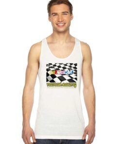 Nascar Racing Check Flag Logo Tank Top