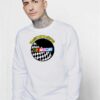 Nascar Raising Race Check Flag Circle Sweatshirt