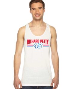 Nascar Richard Petty 43 Logo Tank Top