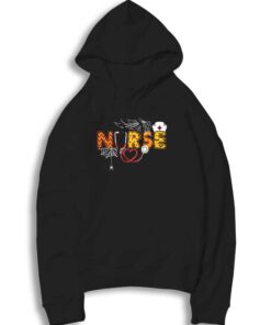 Nurse Halloween Pumpkin Boo Spider Hoodie