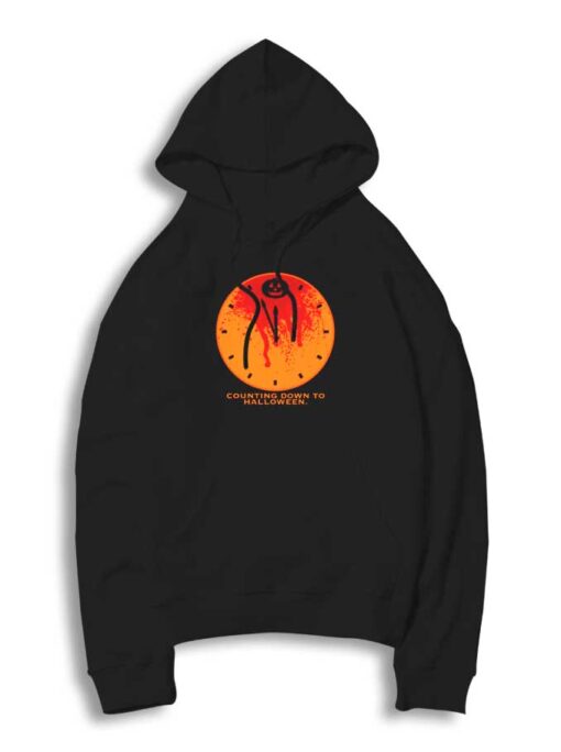 Pumpkin Clock Counting Down To Halloween Hoodie