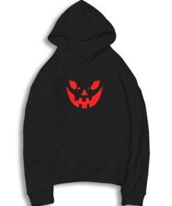 Pumpkin Halloween Women Face Hoodie