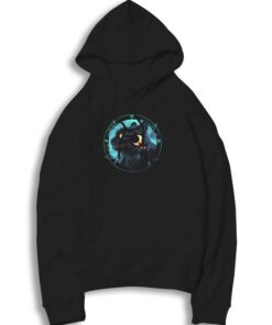 Puss the Evil Cat Satan Pentagram Halloween Hoodie
