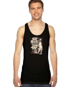 Rabbit In Red Rob Zombie Poster Tank Top
