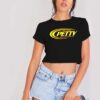 Richard Petty Motosport Nascar Gold Crop Top Shirt