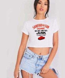 Sanford And Son Salvage Junk Crop Top Shirt