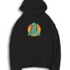 Skeleton I Love Halloween Pumpkin Heart Hoodie