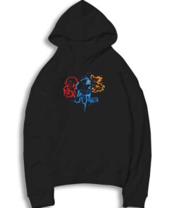 Sonic and Friends Spray Paint Drip Hoodie