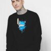 Space Donuts Store Cyberpunk Sweatshirt