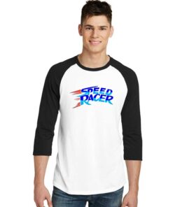 Speed Racer Show Flash Logo Raglan Tee