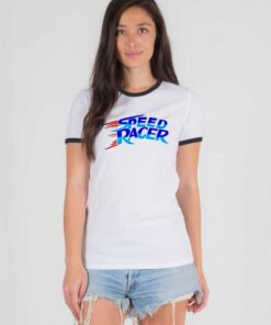 Speed Racer Show Flash Logo Ringer Tee