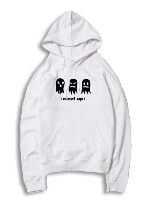 Spooky Scary Ghost Meet Up Halloween Hoodie