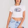 Texas Nascar Podcast Chairgatin Logo Crop Top Shirt