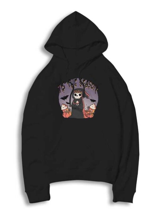 Tis The Season Grim Reaper Halloween Ice Cream Hoodie