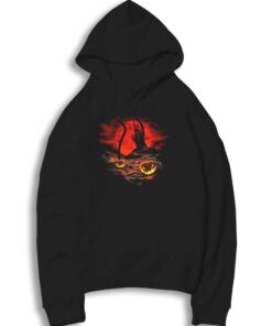 Vampire Castle Red Moon Pumpkin Halloween Hoodie
