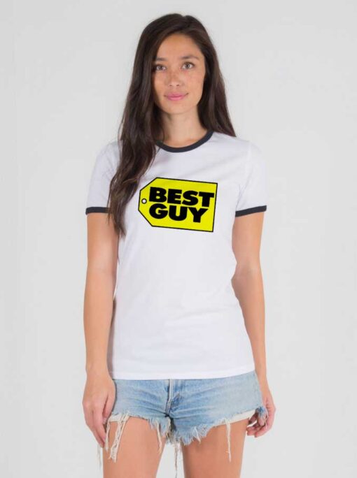 Who Is The Best Guy Price Tag Ringer Tee