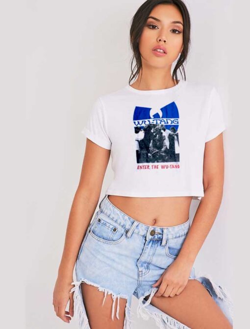 Wutang Enter The Wutang Vintage Logo Crop Top Shirt