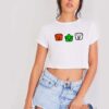 1990 Halloween Buckets Costume McDonalds Crop Top Shirt