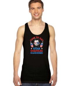 America Time To Get Star Spangled Hammered Tank Top