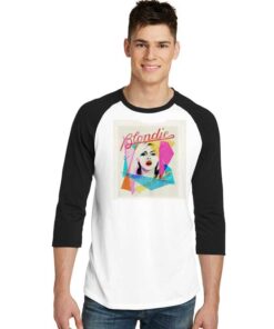 Amplified Blondie Ahoy 80s Mosaic Raglan Tee