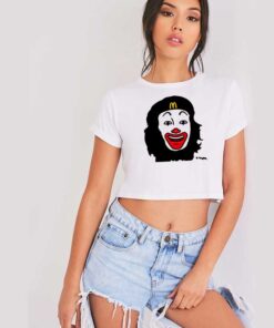 Clown Ronald Rambo x McDonalds Crop Top Shirt