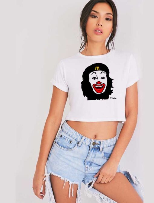Clown Ronald Rambo x McDonalds Crop Top Shirt