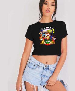 Cowboys of Moo Mesa Logo Crop Top Shirt