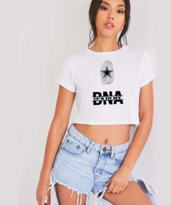 Dallas Cowboys It's In My DNA Crop Top Shirt