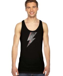 David Bowie Logo Eyes Lightning Tank Top