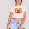 Dream Big McDonalds Big Mac Burger Crop Top Shirt