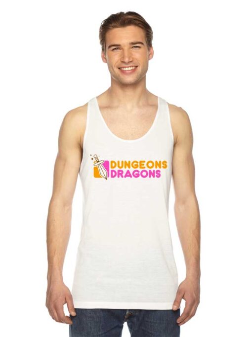 Dungeons And Dragons Donuts Sword Tank Top