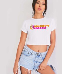 Dunkin Donuts Doughboys Logo Crop Top Shirt