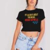 Eddie Van Halen It's Always About The Music Crop Top Shirt