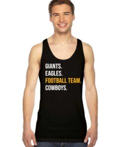 Giants Eagles Football Team Cowboys Dallas Tank Top