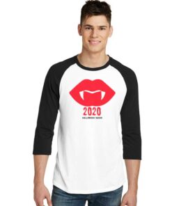 Halloween 2020 Sucks Vampire Lips Raglan Tee