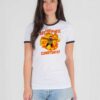 Homer Simpsons See You In Hell Candy Boys Ringer Tee