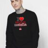 I Love Netflix On Nutella Jam Sweatshirt