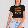 I Was Going To Be A Trump Voter Halloween Crop Top Shirt